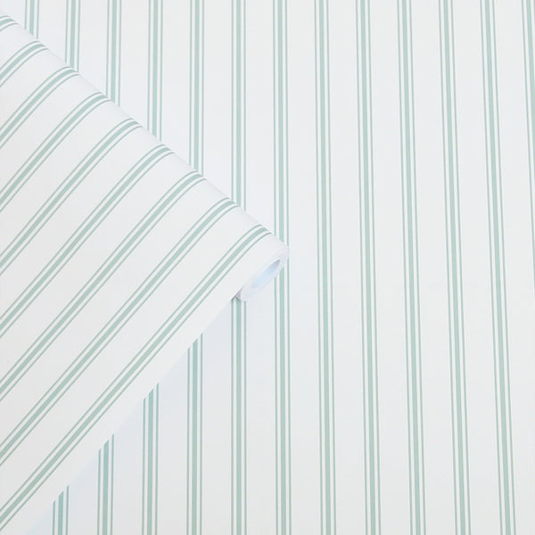 Vtwonen Laura Ashley Farnworth Stripe Behang - Streep - 10mx52cm - Groen