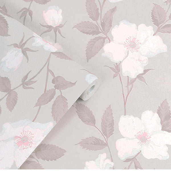 Vtwonen Laura Ashley Fleurir Behang - Bloemen - 10mx52cm - Paars