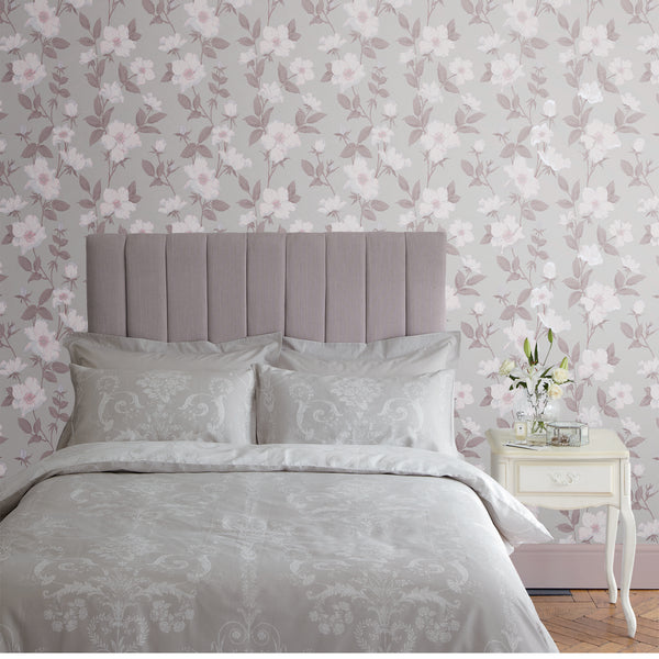 Vtwonen Laura Ashley Fleurir Behang - Bloemen - 10mx52cm - Paars