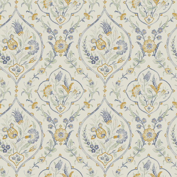 vtwonen Laura Ashley Foscot Damask Behang - Bloemen - 10mx52cm - Geel vtwonen Laura Ashley Foscot Damask Behang - Bloemen - 10mx52cm - Geel