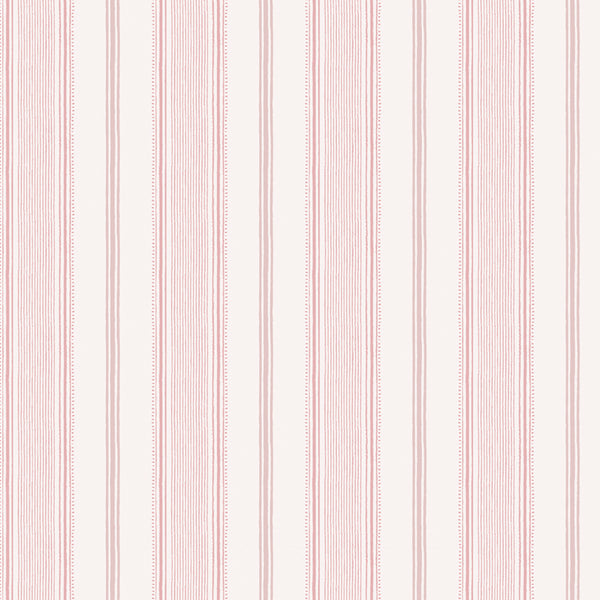 vtwonen Laura Ashley Heacham Stripe Behang - Streep - 10mx52cm - Roze