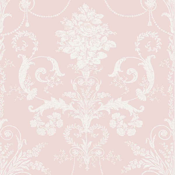 vtwonen Laura Ashley Josette Behang - Bloemen - 10mx52cm - Roze