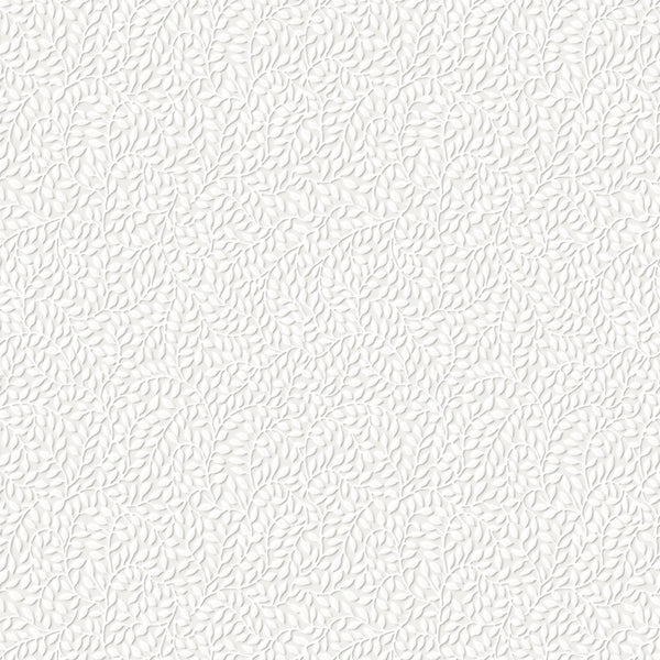 Vtwonen Laura Ashley Little Vines Paintable Behang - Planten - 10mx52cm - Wit