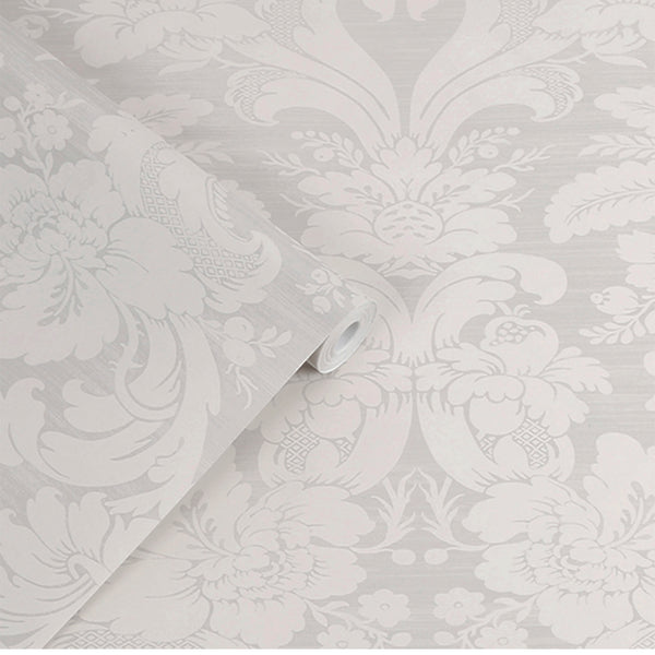 Vtwonen Laura Ashley Martigues Behang - Bloemen - 10mx52cm - Grijs