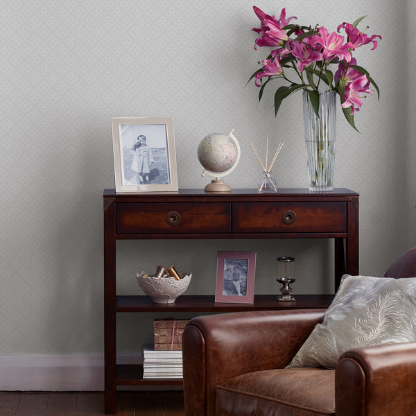 Vtwonen Laura Ashley Mr Jones Paintable Behang - Ruit - 10mx52cm - Wit