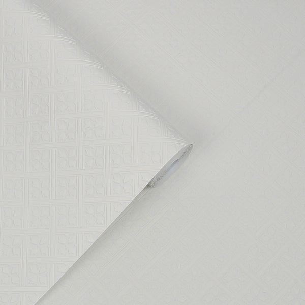 vtwonen Laura Ashley Mr Jones Paintable Behang - Ruit - 10mx52cm - Wit