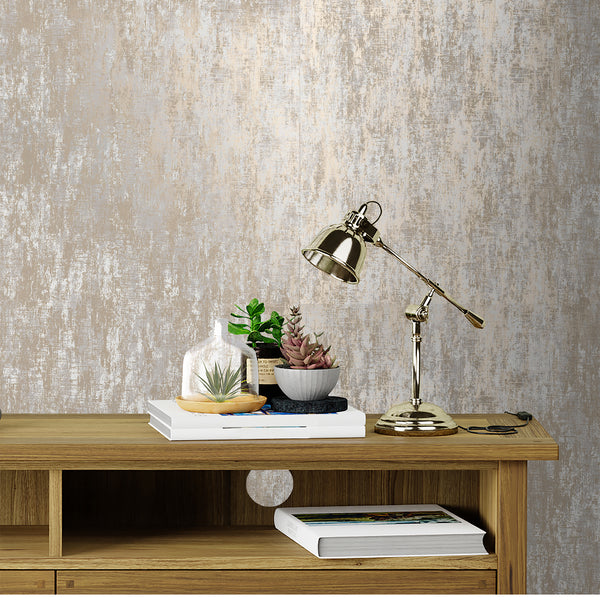 Vtwonen Laura Ashley Whinfell Behang - Glitter - 10mx52cm - Beige