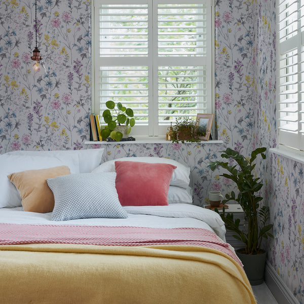 Vtwonen Laura Ashley Wild Meadow Behang - Bloemen - 10mx52cm - Multi