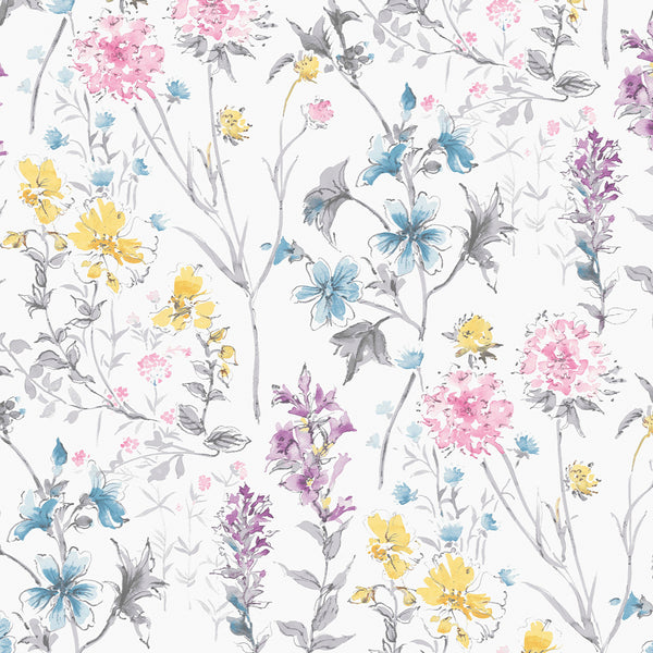 vtwonen Laura Ashley Wild Meadow Behang - Bloemen - 10mx52cm - Multi