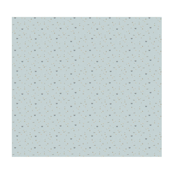 Vtwonen Little Dutch Sailors Bay Blue Fotobehang - Boten - 2 80x3m - Blauw