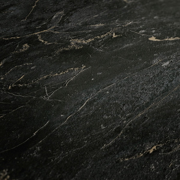 Vtwonen Livingwalls Behang Marmer Zwart En Goud - 53 Cm X 10 05 M - AS-379911