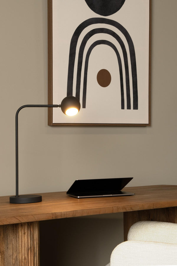 vtwonen Lucide bureaulamp COMET - Geïntegreerde LED - Zwart