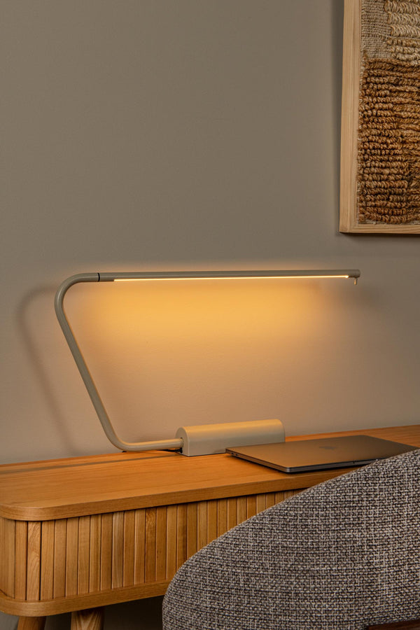 vtwonen Lucide bureaulamp MADISON - Geïntegreerde LED - Taupe