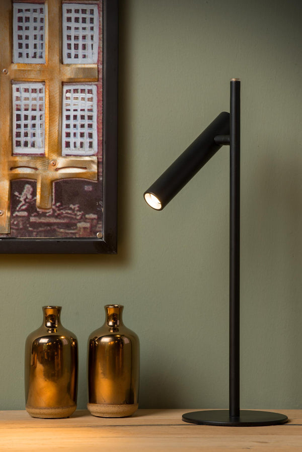 Vtwonen Lucide Bureaulamp PHILON - Geïntegreerde LED - Zwart