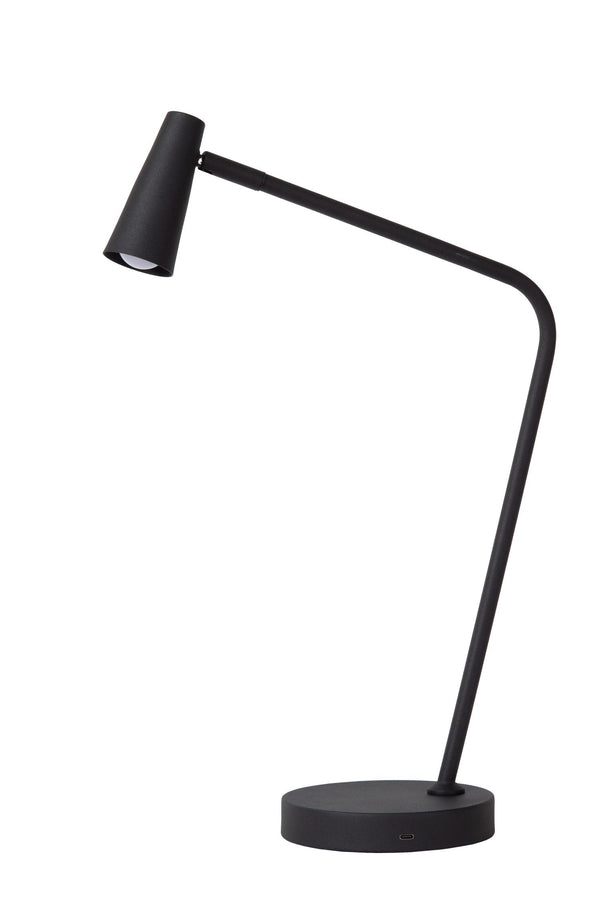 Vtwonen Lucide Bureaulamp STIRLING - Geïntegreerde LED - Zwart