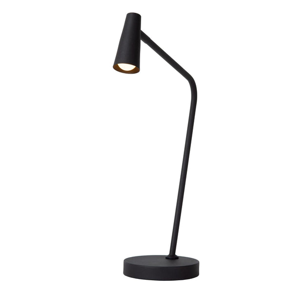Vtwonen Lucide Bureaulamp STIRLING - Geïntegreerde LED - Zwart