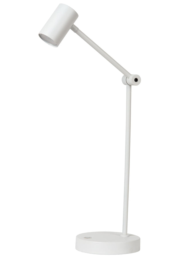 Vtwonen Lucide Bureaulamp TIPIK - Geïntegreerde LED - Wit