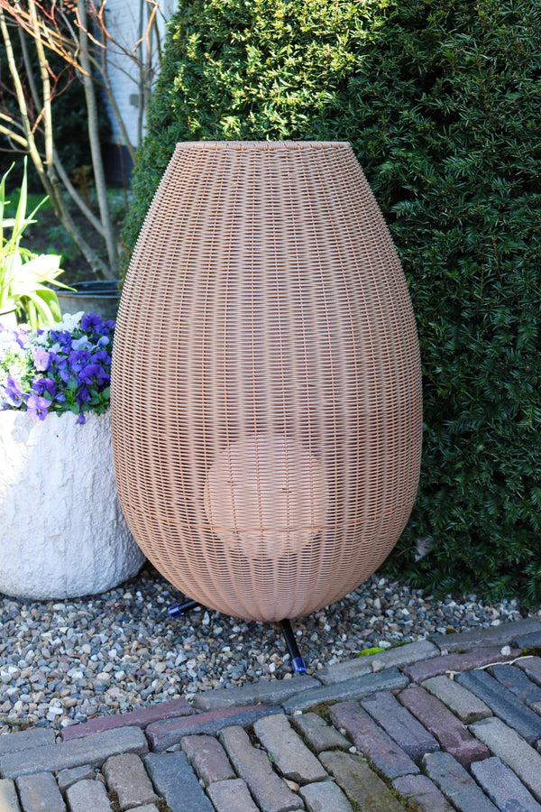 vtwonen Lucide vloerlamp COLIN IP44 - Geïntegreerde LED - Naturel