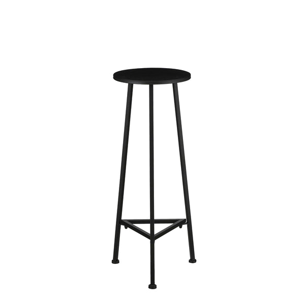 vtwonen Mica Decorations Adine Plantentafel - H80 x Ø30 cm - Metaal - Zwart