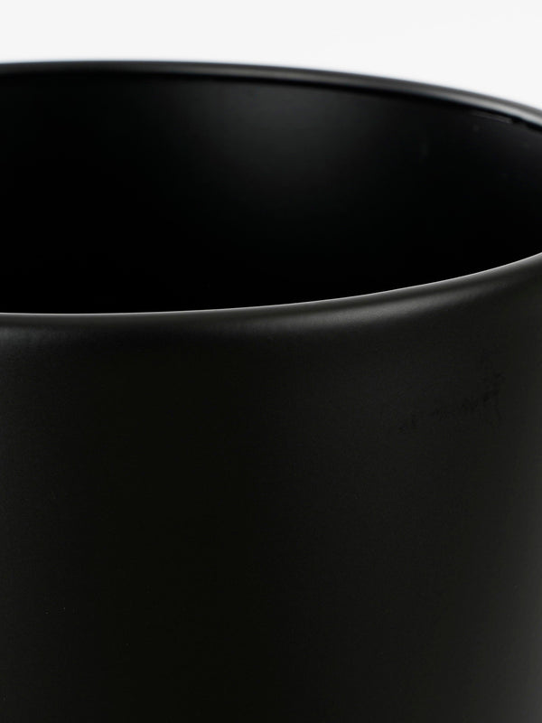 Vtwonen Mica Decorations Aries Bloempot Op Standaard - Set Van 3 - H32 X Ø24 Cm - Zwart