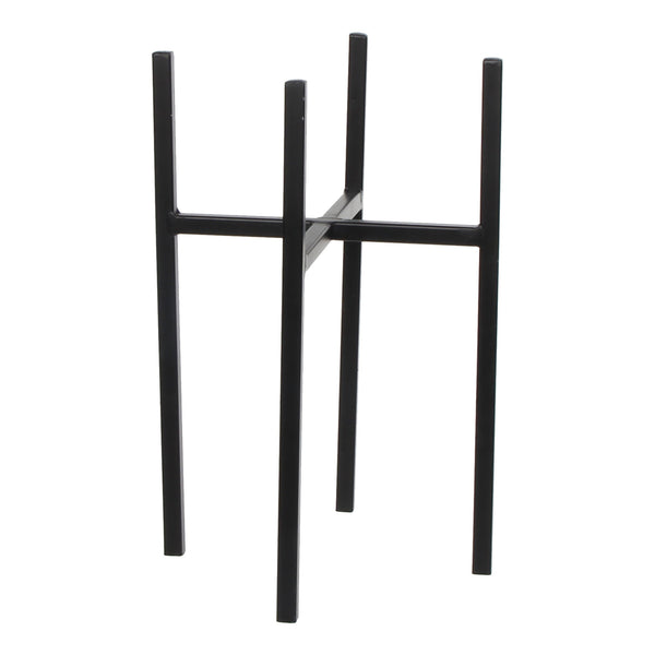 vtwonen Mica Decorations Ascot Plantenstandaard - L21 x B21 x H35 cm - Metaal - Zwart