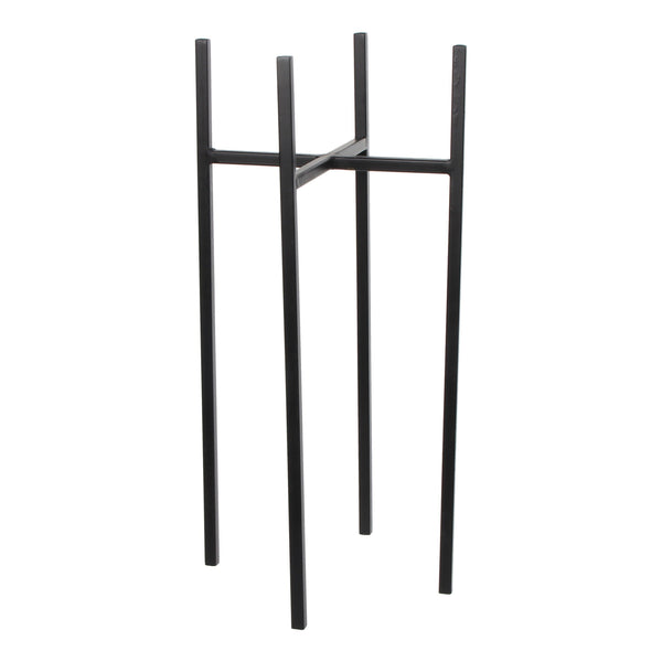vtwonen Mica Decorations Ascot Plantenstandaard - L24 x B24 x H55 cm - Metaal - Zwart