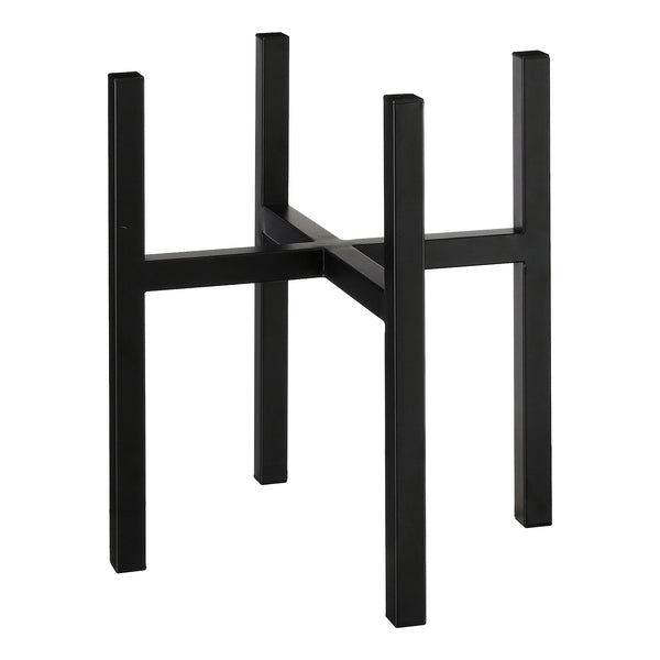 vtwonen Mica Decorations Ascot Plantenstandaard XL - L38 x B38 x H40cm - Metaal - Zwart