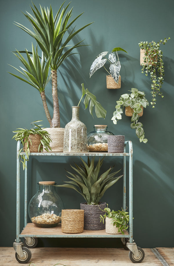 Vtwonen Mica Decorations Atlantic Plantenmand - H20 X Ø20 Cm - Jute - Crème