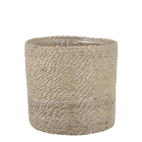 vtwonen Mica Decorations Atlantic Plantenmand - H20 x Ø20 cm - Jute - Crème