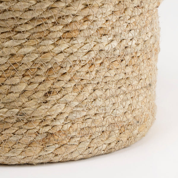 Vtwonen Mica Decorations Atlantic Plantenmand - Set Van 2 - H26 X Ø30 Cm - Crème