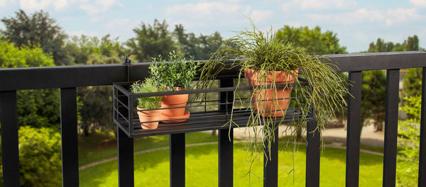 Vtwonen Mica Decorations Greenrax Plantenrek Hangend - L58 X B20 X H17 Cm - Metaal - Zwart