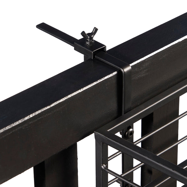 Vtwonen Mica Decorations Greenrax Plantenrek Hangend - L58 X B20 X H17 Cm - Metaal - Zwart