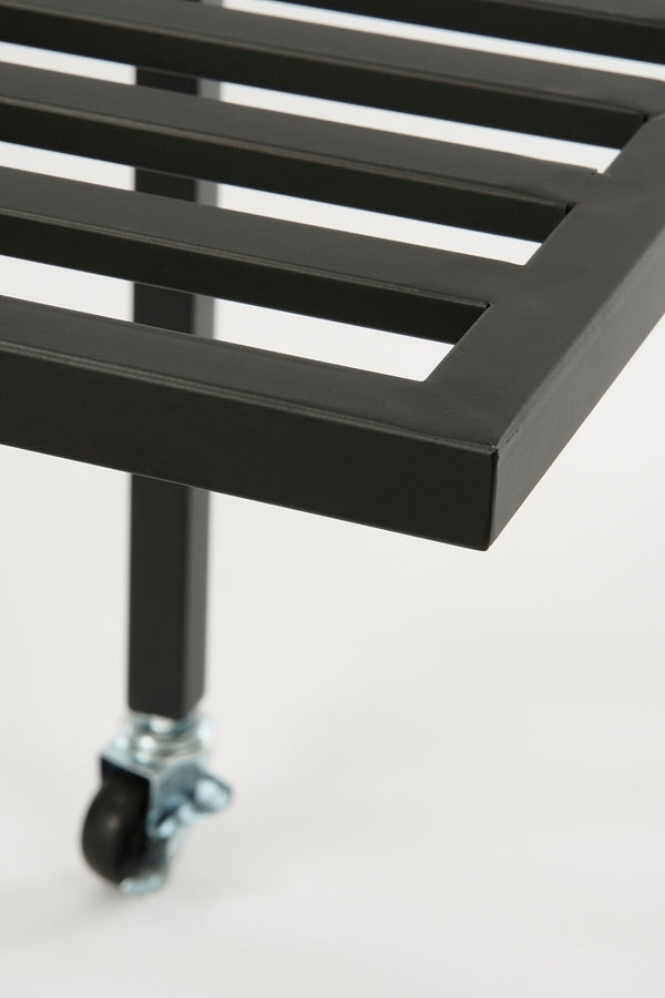 Vtwonen Mica Decorations Greenrax Plantentafel - L118 X B38 X H36 Cm - Metaal - Zwart