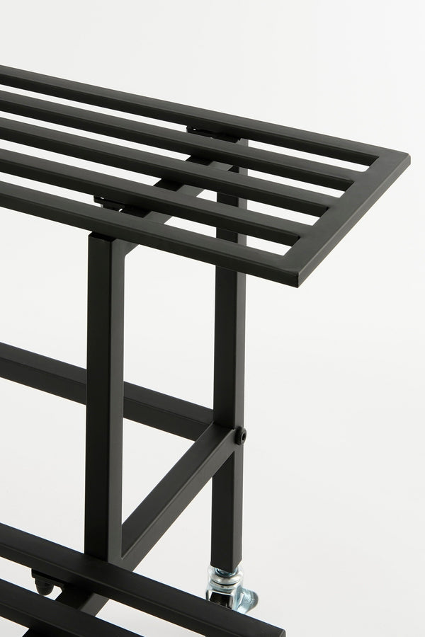 Vtwonen Mica Decorations Greenrax Plantentafel - L90 X B44 X H42 Cm - Metaal - Zwart