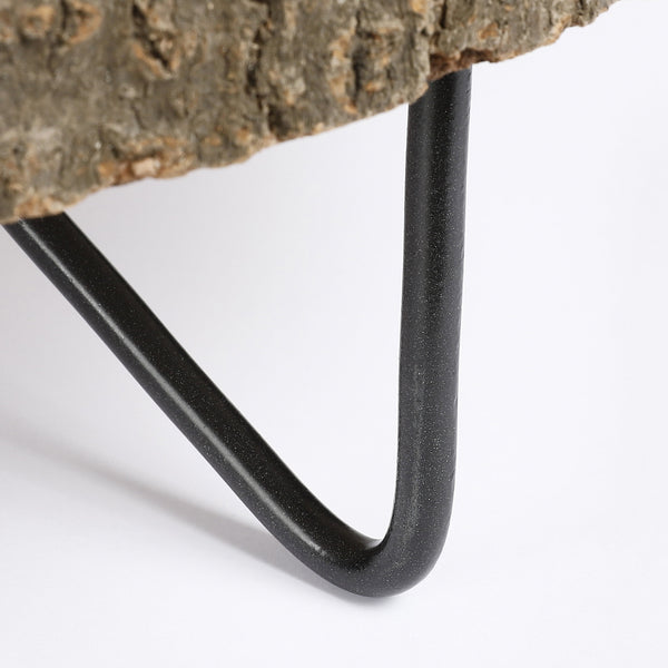 Vtwonen Mica Decorations Pia Boomstam Bijzettafel - H14 X Ø40 Cm - Lichtbruin