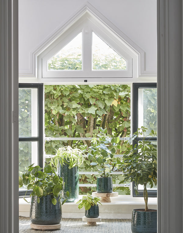 Vtwonen Mica Decorations Pia Plantenstandaard - H11 X Ø30 Cm - Hout - Lichtbruin