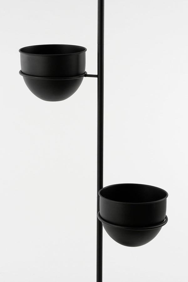 Vtwonen Mica Decorations Plantenhouder - L40 X B33 X H140 Cm - Zwart