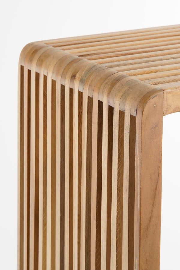 Vtwonen Mica Decorations Yonker Plantentafel - Set Van 2 - L35 X B25 X H80 Cm - Gerecycled Hout - Bruin