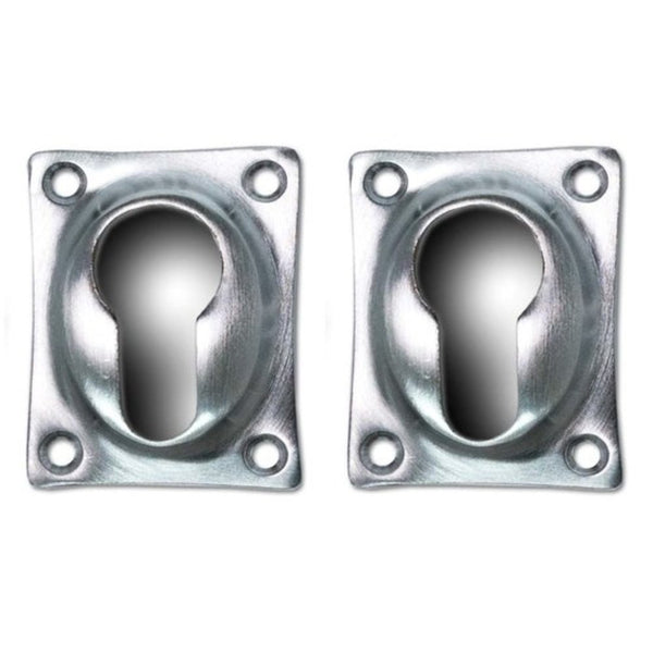 Vtwonen MooideurBeslag Deurklink Klassiek Geveerd - Mat Nikkel - Cilinderrozet - Vierkant