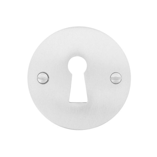 Vtwonen MooideurBeslag Deurklink Klassiek Geveerd - Mat Nikkel - Sleutelrozet - Rond