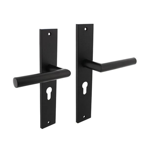 vtwonen MooideurBeslag Ferro deurklink geveerd - cilinderopening