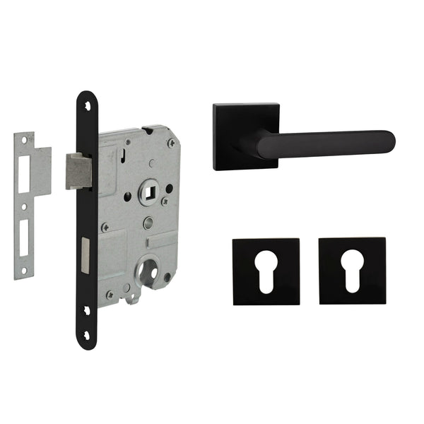 Vtwonen MooideurBeslag Linee Deurklink Geveerd - Cilinderopening - Binnenwerk