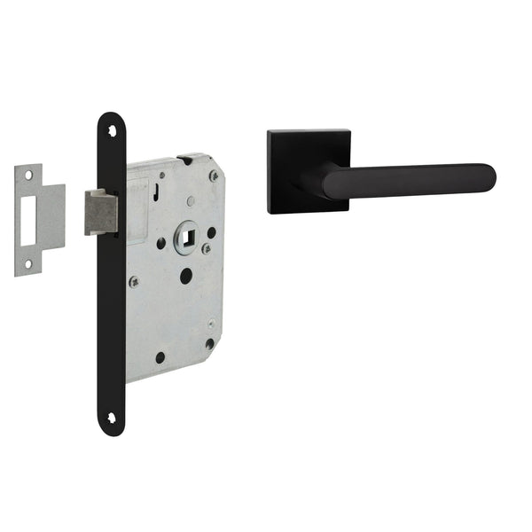 vtwonen MooideurBeslag Linee deurklink geveerd - loopslot