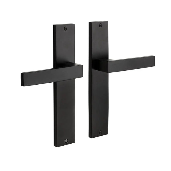 Vtwonen MooideurBeslag Lusso Deurklink Geveerd - Zwart - Loopslot