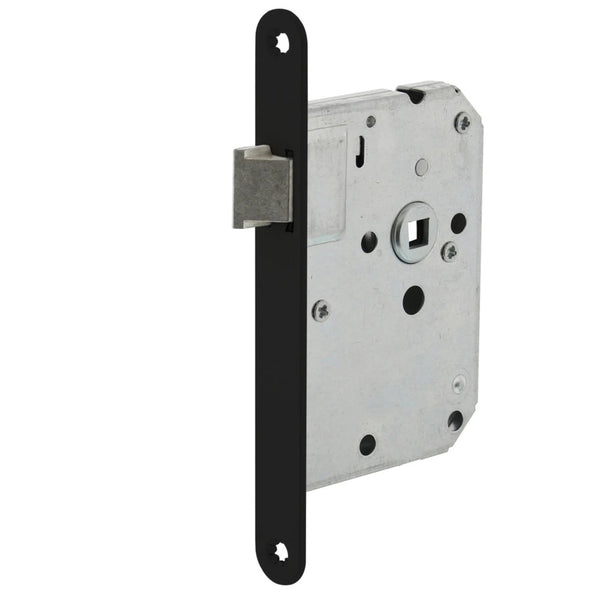 Vtwonen MooideurBeslag Lusso Deurklink Geveerd - Zwart - Loopslot