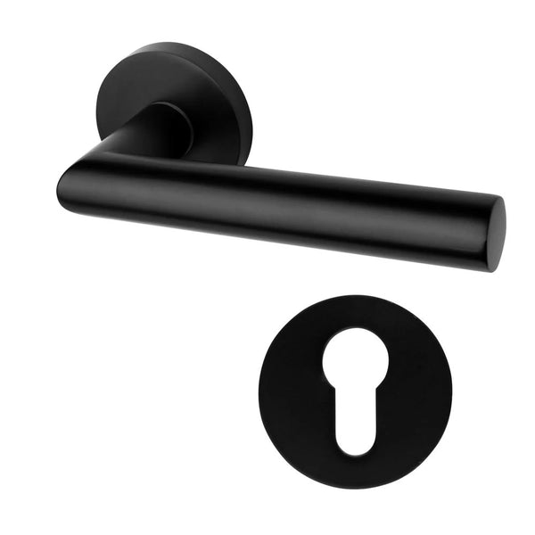 Vtwonen MooideurBeslag Modern Deurklink Geveerd - Cilinderrozet - Binnenwerk