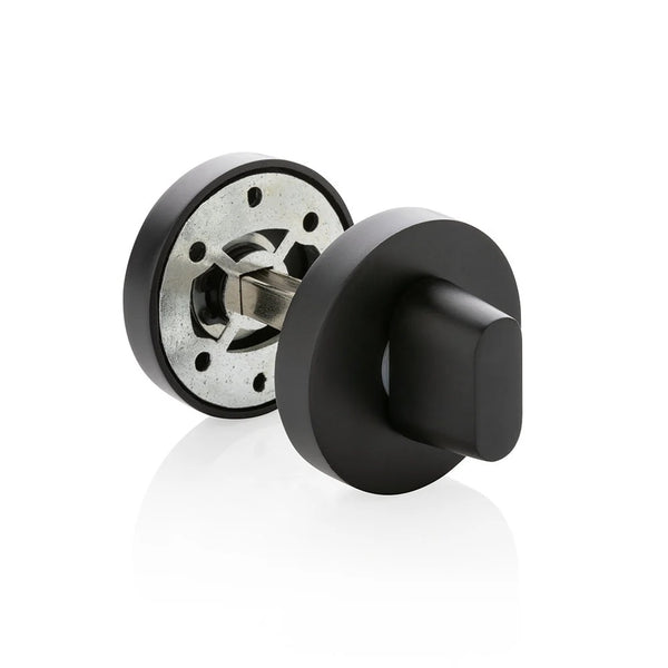 Vtwonen MooideurBeslag Modern Deurklink Geveerd - Wc/badkamer Slot - Mat Zwart