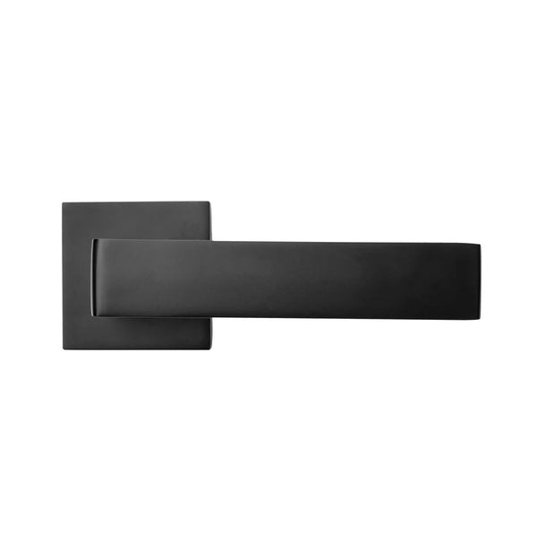 Vtwonen MooideurBeslag Nova21 Deurklink Geveerd - Wc/badkamer Slot - Mat Zwart