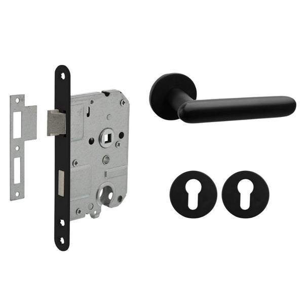 vtwonen MooideurBeslag Rinnovo deurklink geveerd - cilinderopening - binnenwerk