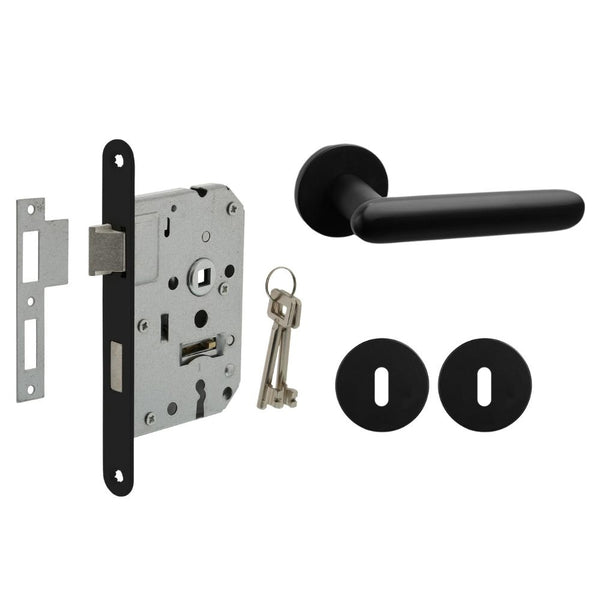 vtwonen MooideurBeslag Rinnovo deurklink geveerd - sleutelopening - binnenwerk